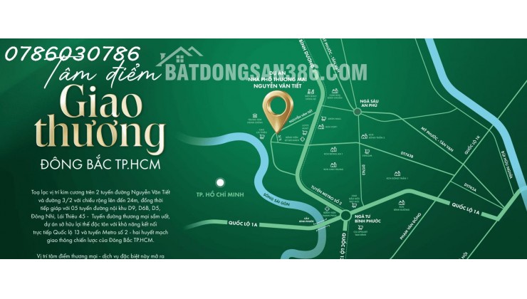 BÁN LÔ F1-06 KDC NGUYỄN VĂN TIẾT LÁI THIÊU  87,3M - giá bán 4.53 tỷ